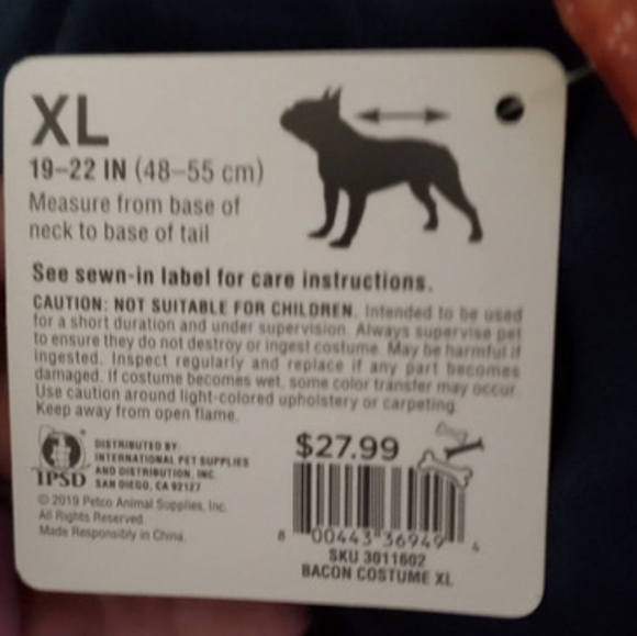 Dog bacon costumes - Picture 3 of 4